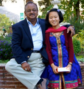 Dr Fiaz Rahman with Soniya at Canyonville Christian Academy, in Canyonville, Oregon. This is one of the Top International Boarding Schools in the USA