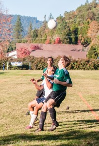 soccer game at christian academy in southern oregon