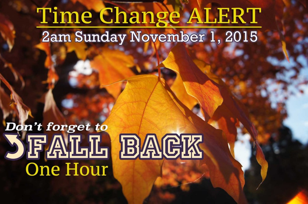 Canyonville Christian Academy, time change reminder