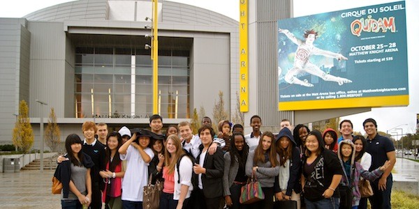 Christian Academy students go to Cirque du Soleil in Eugene, Oregon