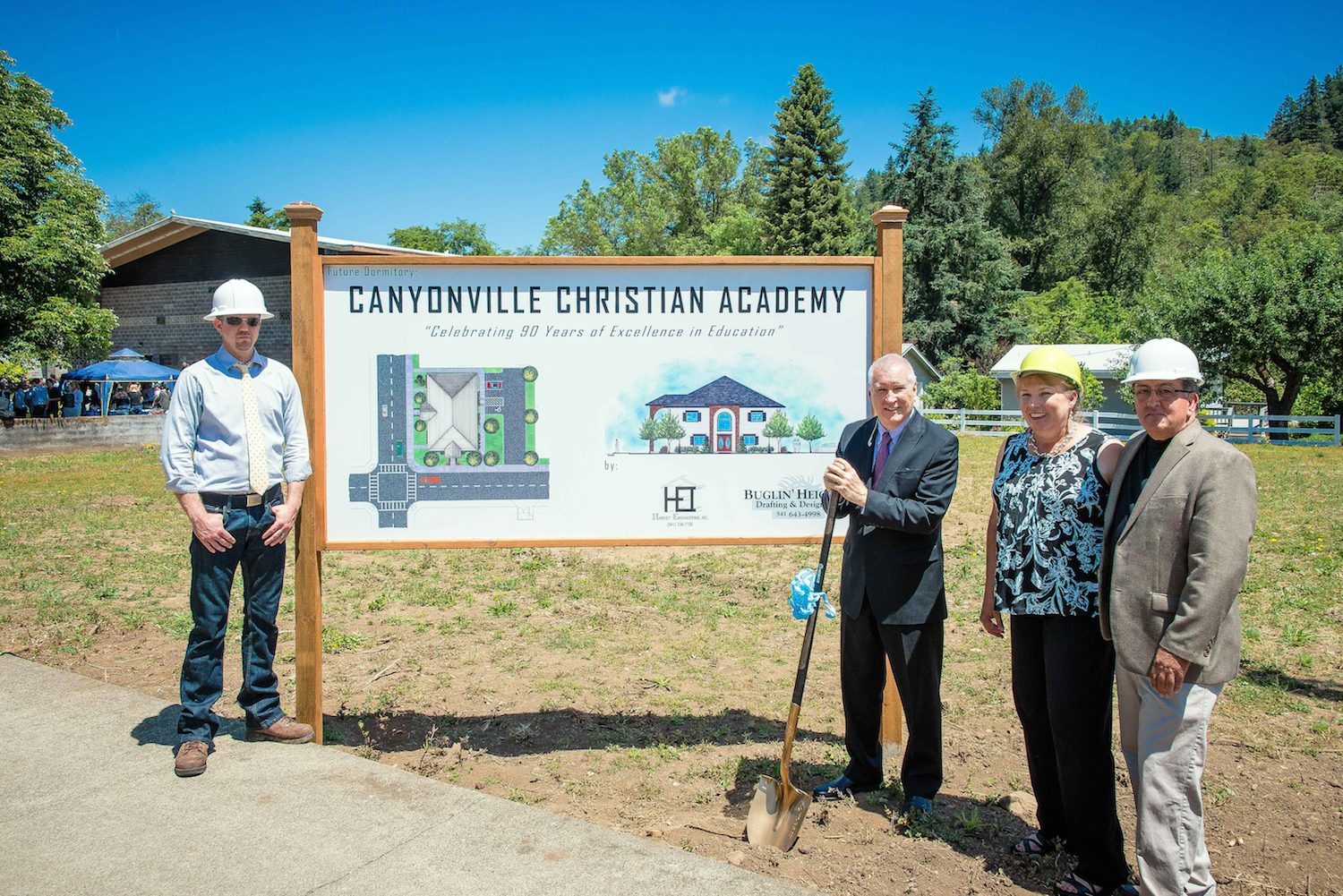Historical Groundbreaking at Canyonville Christian Academy