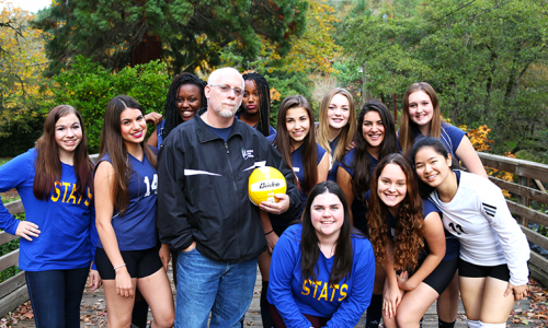 christian academy, volleyball team, team picture, international students, high school