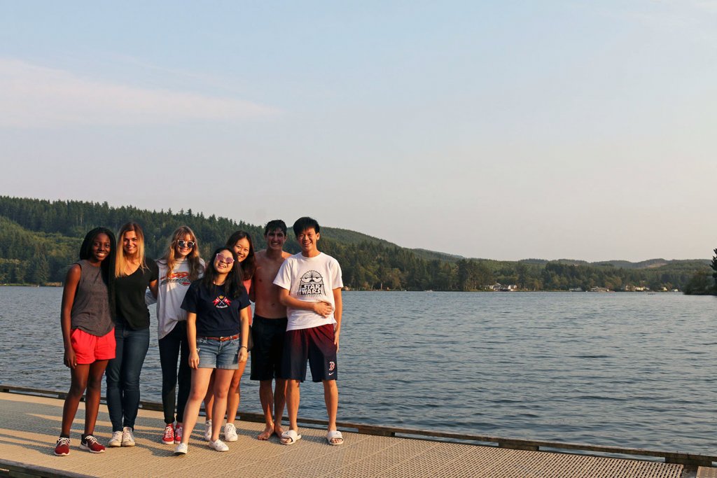 Student Leaders of Private School at Lake
