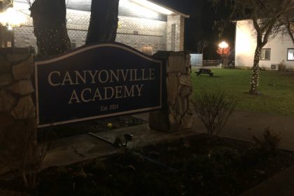 Christmas cheer spreads across Canyonville Academy's campus.