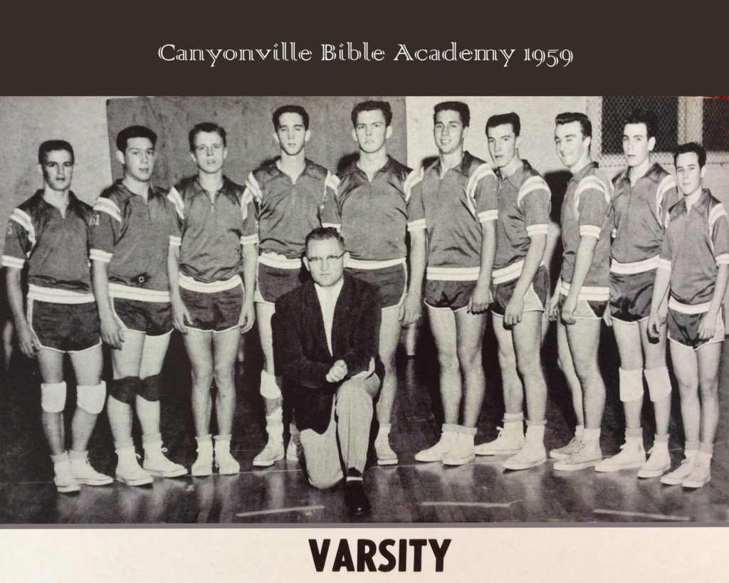 Canyonville Bible Academy senior Dick Sterling